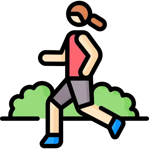 Jogging track within the BPTP Sector 39 campus
